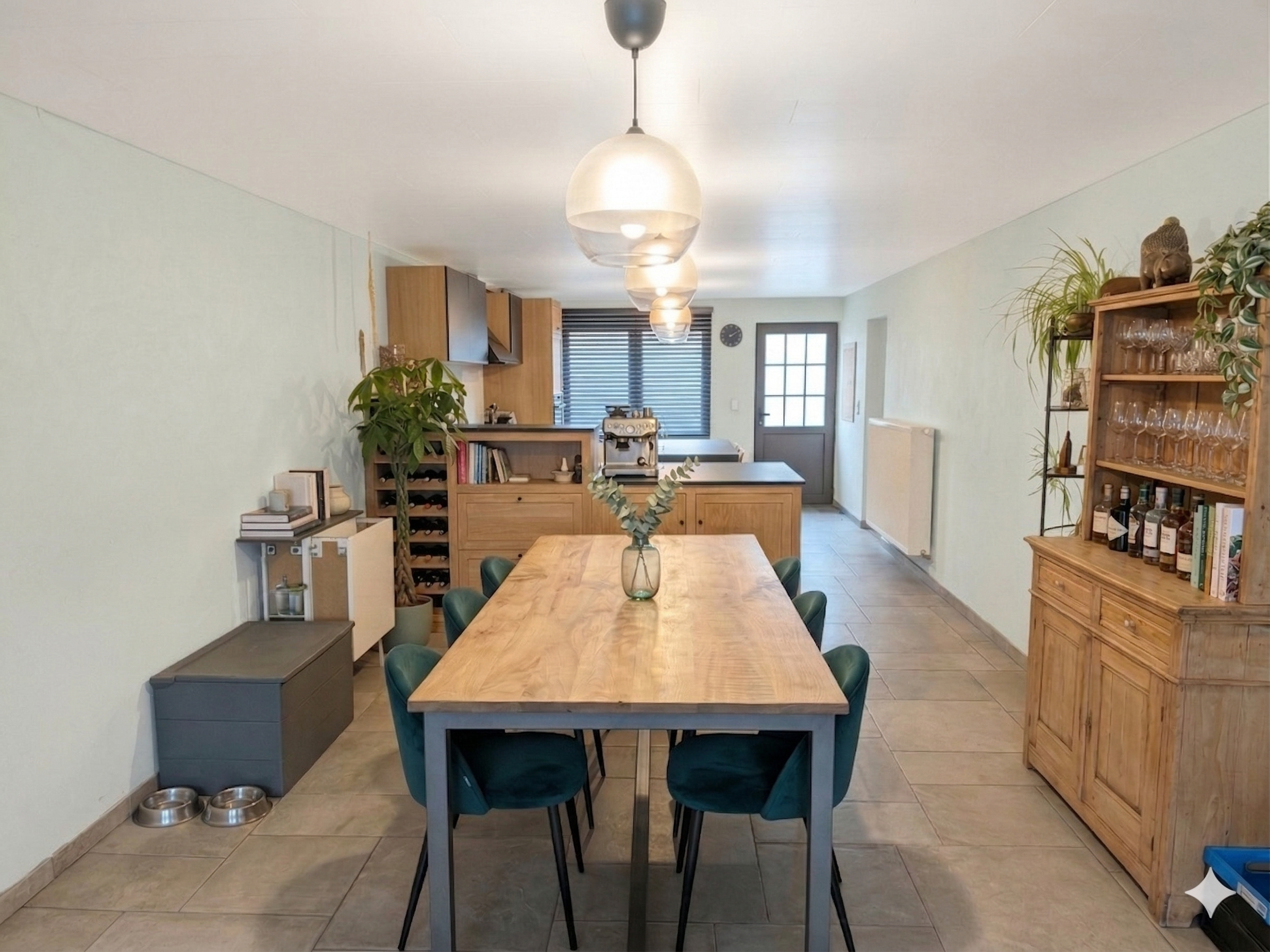 Eucalyptus clair — vue salle à manger